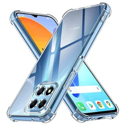 Silikonska futrola s ojačanim rubovima za Honor X6/X8 5G/70 Lite - Prozirna KP31024