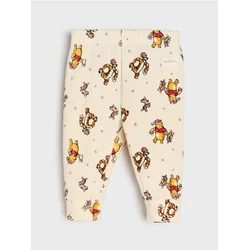 Sinsay - Pantalone sa flis postavom iznutra sa božićnim motivom Winnie the Pooh - krem