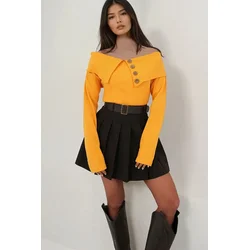 Trend Alacati Stili Ženska bluza Alc-X14673, Žuta