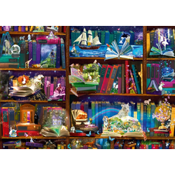 BlueBird - Puzzle Library Adventures in Reading - 1 000 kosov