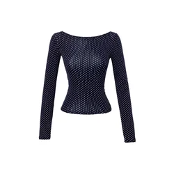 Trendyol Milla ženska bluza Twoaw27Bz00214, tamnoplava sa tufnama