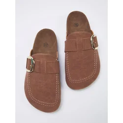 Trendyol Shoes Ženske papuče Takss25Te00000, Braon