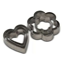 Nava nv10-186-024 kalupi za kolačiće inox 6 oblika