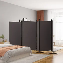 Sobna pregrada sa 6 panela smeđa 520 x 180 cm od tkanine