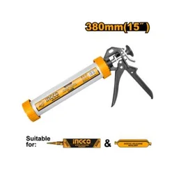 Ingco hcg0115 alu pištolj za silikon 380mm industrial ( HCG0115 )