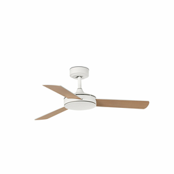 FARO 33603DC - Plafonski ventilator MINI MALLORCA, braon/bela, prečnik 106 cm + daljinski upravljač
