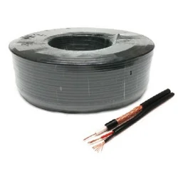 GEMBIRD KABL-COAX-RG59+2X0.75 CCA/PE/100M outdoor koaksialni kabl sa napojnim kablom 2x0,75mm black 100m