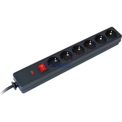 COMMEL Šestostruka utičnica 16A 250V 3500W pn zaštita 1.5m