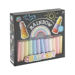 Krede Rainbow 27 kom – Set šarenih kreda za crtanje
