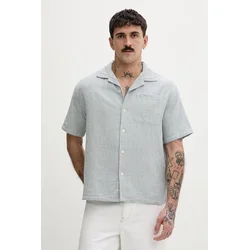 Guess Jeans srajca moška z dodatkom lanu