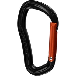 KARABINER WILDCOUNTRY ELECTRON STRAIGHT GATE black-orange