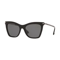 Valentino Ženske naočare za sunce 0VA4061 500181, Polarizovane, Leptiraste, Crne