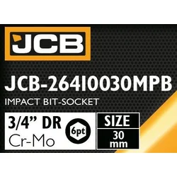 JCB Nadometni BIT ključ 3/4 30mm 6-kraki Cr-Mo