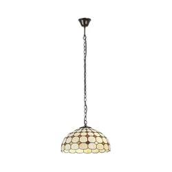 Brilagi - Tiffany vitražni luster na lancu DORAN 2xE27/60W/230V