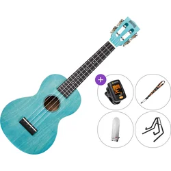 Mahalo ML2AB SET Aqua Blue Koncertne ukulele