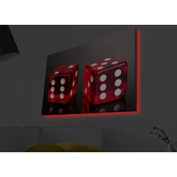 Opviq Slika na platnu sa LED osvetljenjem 45x70cm