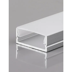 ALU PROFIL ZA LED TRAKU (max.15mm) + SJENILO 17×7mm/2m NADGRADNI ALU
