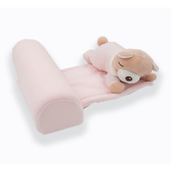 FIMBABY Podloga za bebe sa jastukom roze