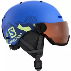 Salomon GROM VISOR, dečija skijaška kaciga, plava