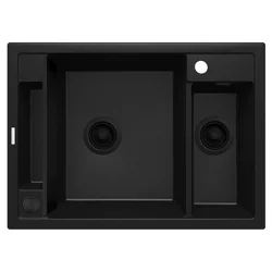 Deante ZRM N503 Granitna sudopera Magnetic, Crna