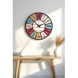 Wallity Dekorativni zidni sat Huhuas00009, 50x50 cm
