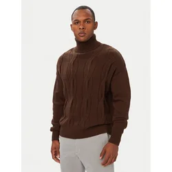 Beverly Hills Polo Club Golf 62SWM1302 Rjava Regular Fit