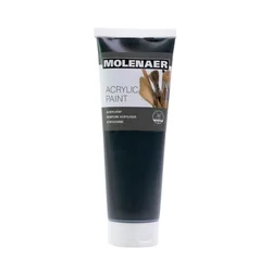 Akrilna barva Molenaer 250 ml - črna