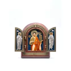 Triptih Sveti Justin Filosof, 220x255x32mm