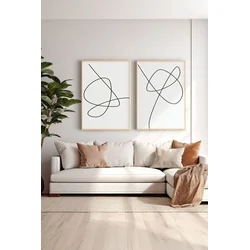 Wallity Uramljena slika Ersy2Limodel6, 33x48 cm, 2 dela