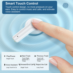 Bluetooth slusalice Lenovo thinkplus Earbuds XT95 Pro crne