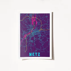 Wallity Poster Metz-2061, 50x70 cm