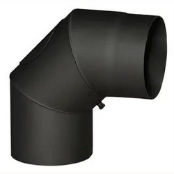 Kaminski koleno ¤150mm/kot 90° čistilna luknja CZ