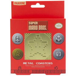 Podmetači za čaše Paladone - Super Mario Metal Coasters