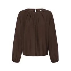 ICHI Bluza IHIMELDA temno rjava