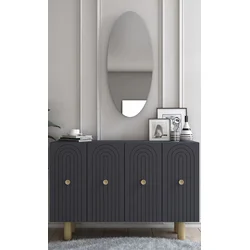 Hanah Home Konzolni sto Woise Bohem KM120, 120x75x29.6 cm, Antracit