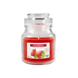 eoshop Sveča v kozarcu Dišeča JAGODA 120g