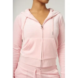 Juicy Couture Ženski duks sa kapuljačom Robertson, Roze