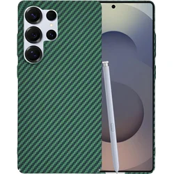 Maska Techsuit Carbonite FiberShell za Samsung Galaxy S25 Ultra - Zelena KP38079
