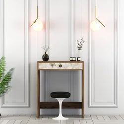 Hanah Home Sto za šminkanje 70x40x84,7cm Šareni