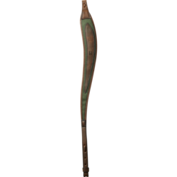 Rifle sling in canvas/leather