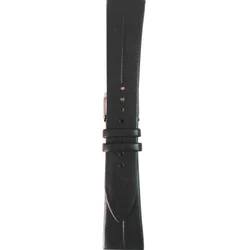 Kožni kaiš 22mm Crna boja 22.150