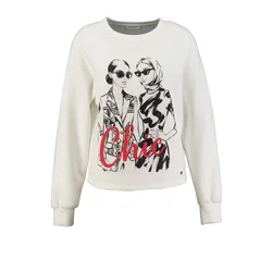 Key Largo Majica Chic črna / off-bela