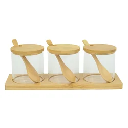 BAROK TEGLE 3/1 ZA ZAČIN STAKLO BAMBUS 30*10cm