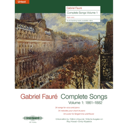 FAURE:COMPLETE SONGS VOL.1 HIGH VOICE