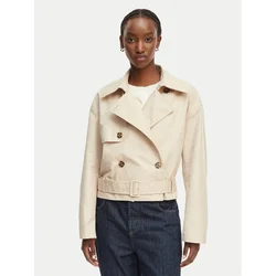 Tommy Jeans Prehoden plašč  bež