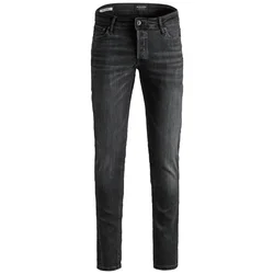 JACK & JONES Kavbojke Iglenn, črna