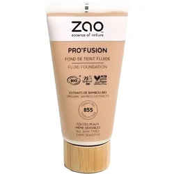 Zao Make Up ProFusion Fluid Foundation, 855 Medium Tan