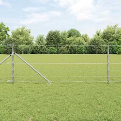 Zavareno žičano ograđivanje s bodljama 50 x 0,8 m Srebrna Mreža