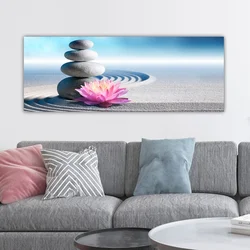 Wallity Dekorativna slika na platnu, 30x80cm, Šarena