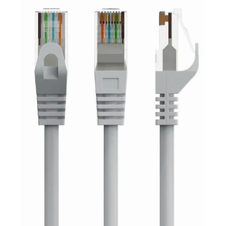 GEMBIRD Mrežni kabl PP6U-CU-20M, CAT6, Bakarni, 20m, Sivi